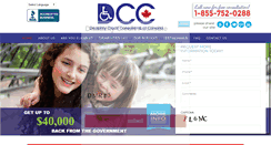 Desktop Screenshot of disabilitycreditconsultants.ca